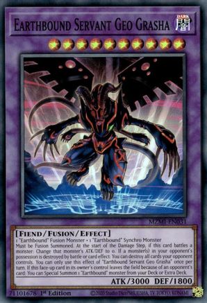 Image of Earthbound Servant Geo Grasha [MZMI-EN031] Super Rare