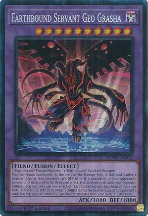 Image of Earthbound Servant Geo Grasha (CR) [MZMI-EN031] Collector's Rare