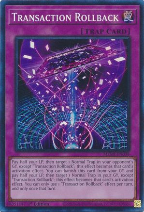 Image of Transaction Rollback (CR) [MZMI-EN038] Collector's Rare