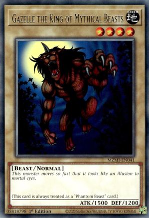 Image of Gazelle the King of Mythical Beasts [MZMI-EN041] Rare
