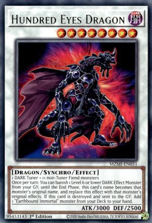 Image of Hundred Eyes Dragon [MZMI-EN051] Rare
