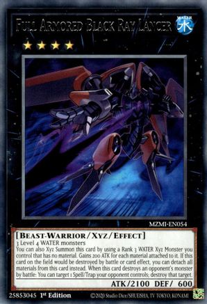 Image of Full Armored Black Ray Lancer [MZMI-EN054] Rare