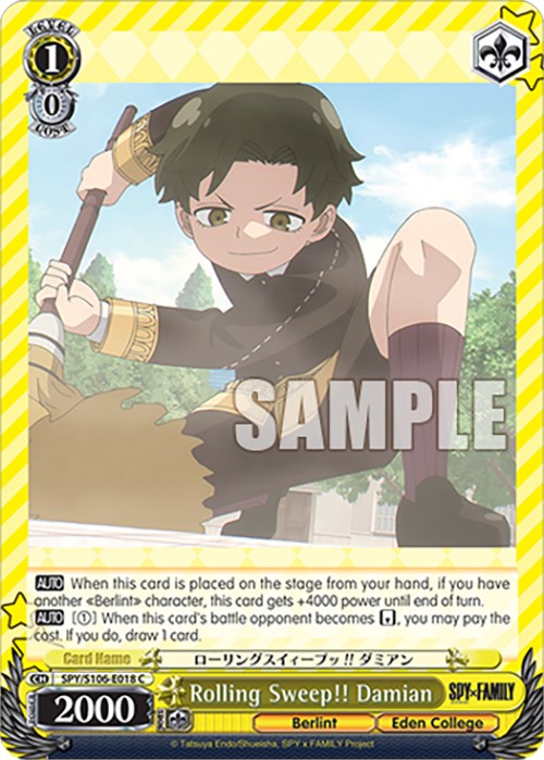 Image of Rolling Sweep!! Damian (SPY/S106-E018 C) [SPY x FAMILY]