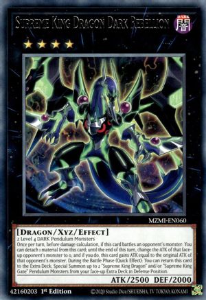 Image of Supreme King Dragon Dark Rebellion [MZMI-EN060] Rare