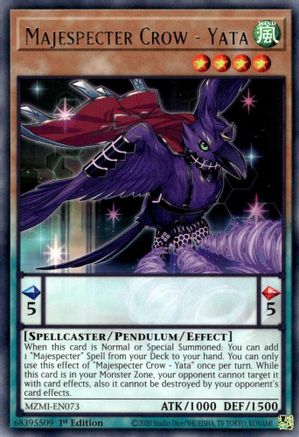 Image of Majespecter Crow - Yata [MZMI-EN073] Rare