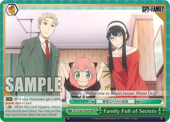 Image of Family Full of Secrets (SPY/S106-TE20R RRR) [SPY x FAMILY]