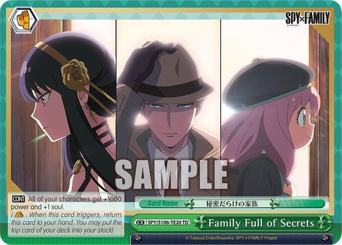 Image of Family Full of Secrets (SPY/S106-TE20 TD) [SPY x FAMILY]