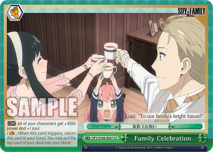 Image of Family Celebration (SPY/S106-E057 CC) [SPY x FAMILY]