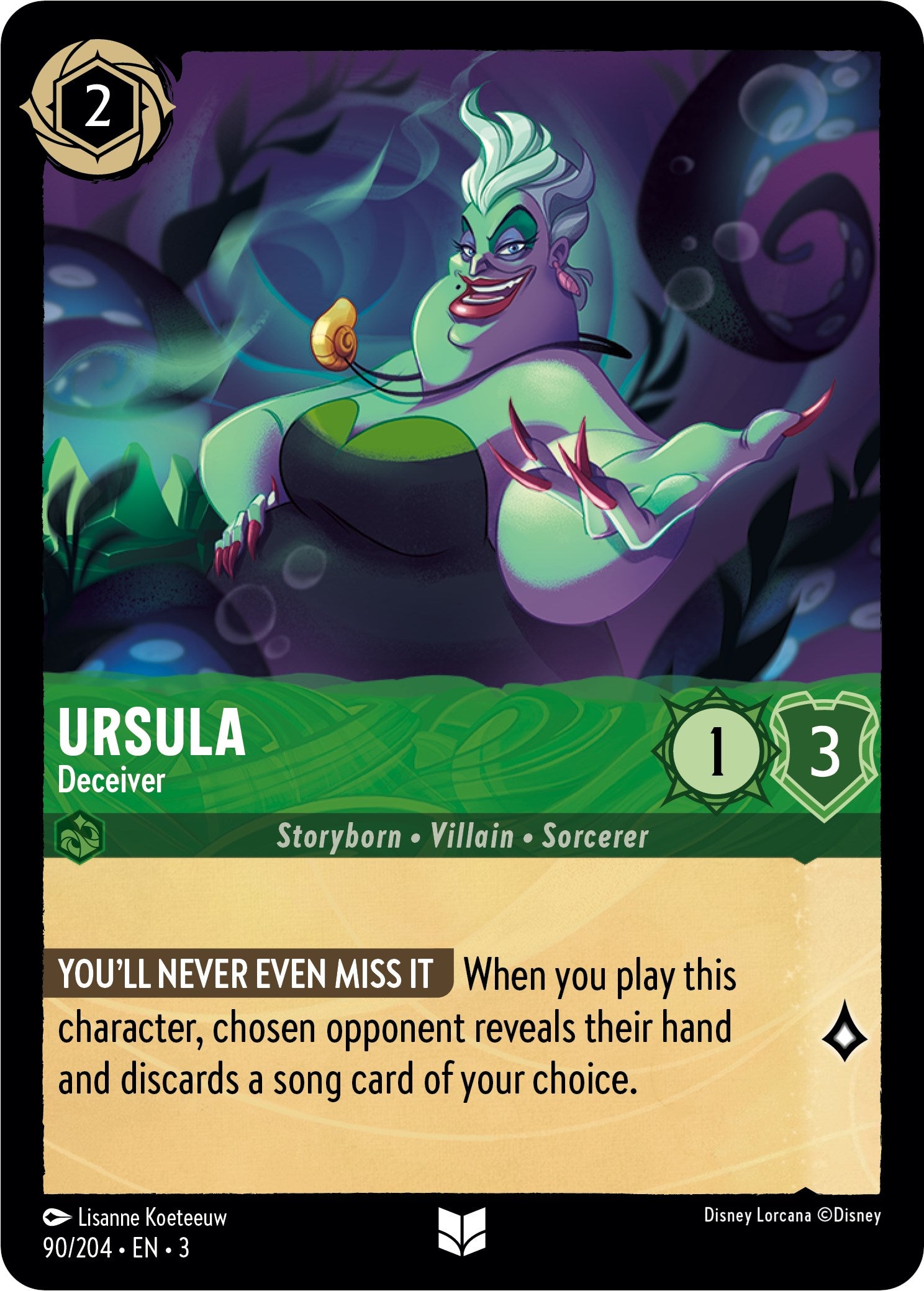 Image of Ursula - Deceiver (90/204) [Into the Inklands]
