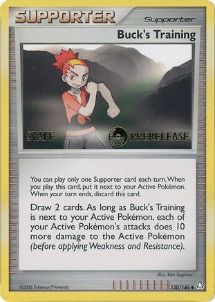 Image of Buck's Training (Prerelease) [Staff] 130/146  Miscellaneous Cards & Products - Promo