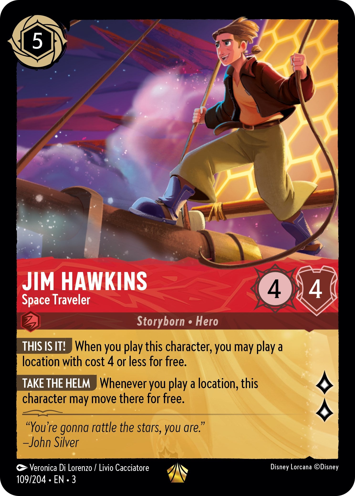 Image of Jim Hawkins - Space Traveler (109/204) [Into the Inklands]