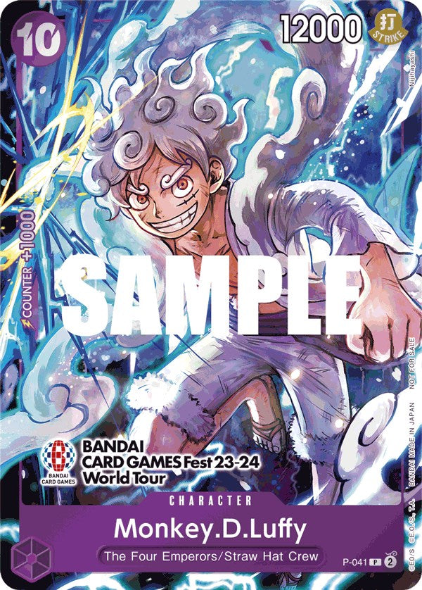 Image of Monkey.D.Luffy (BANDAI CARD GAMES Fest 23-24 World Tour) [One Piece Promotion Cards]