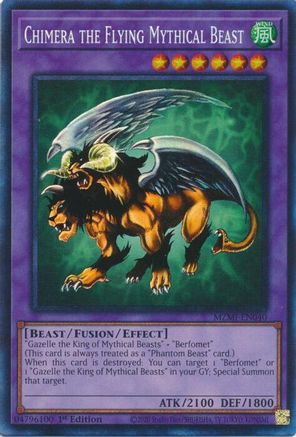 Image of Chimera the Flying Mythical Beast (CR) [MZMI-EN040] Collector's Rare