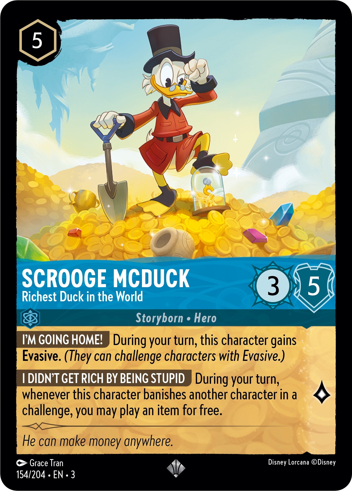 Image of Scrooge McDuck - Richest Duck in the World (154/204) [Into the Inklands]