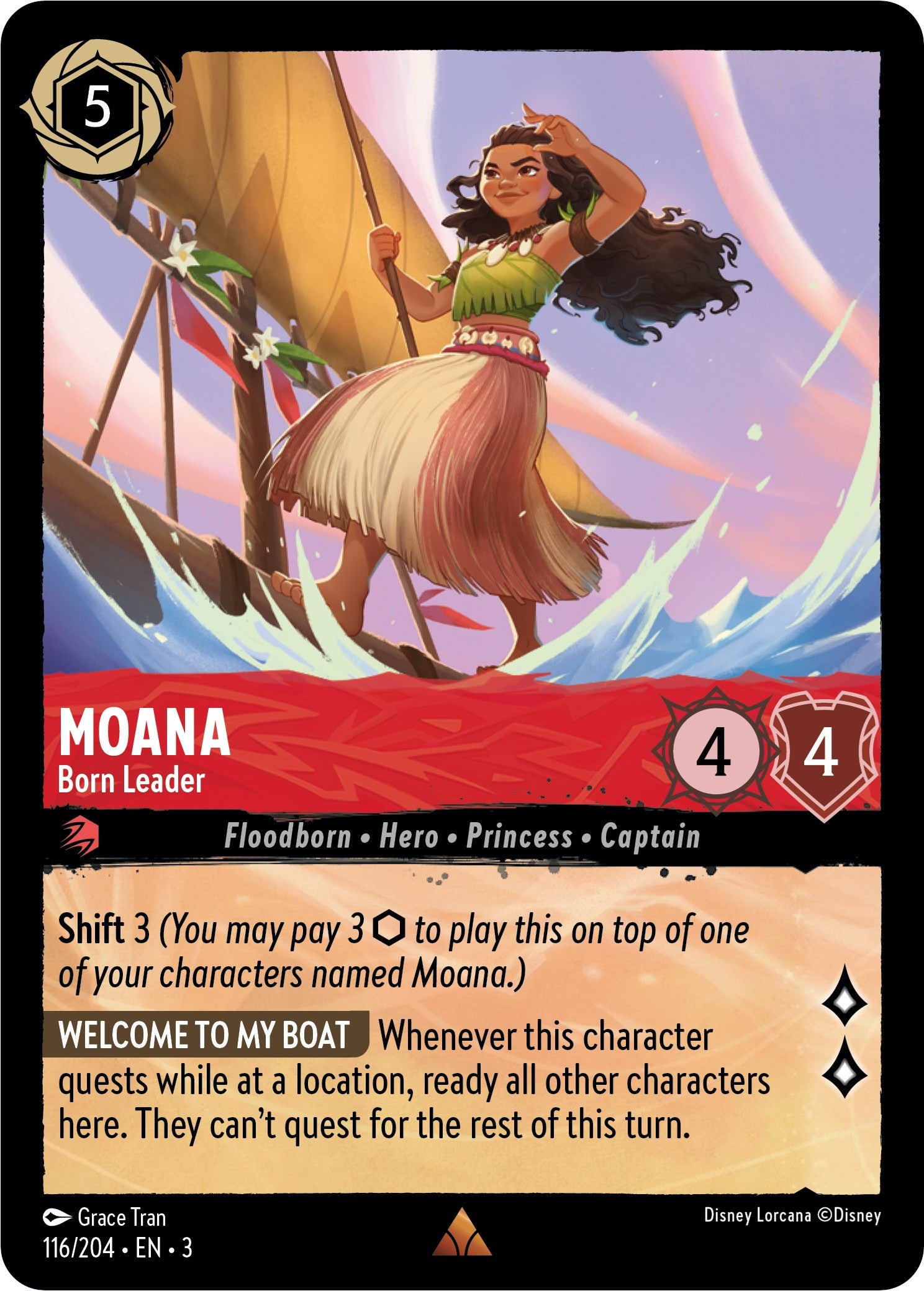 Image of Moana - Born Leader (116/204) [Into the Inklands]