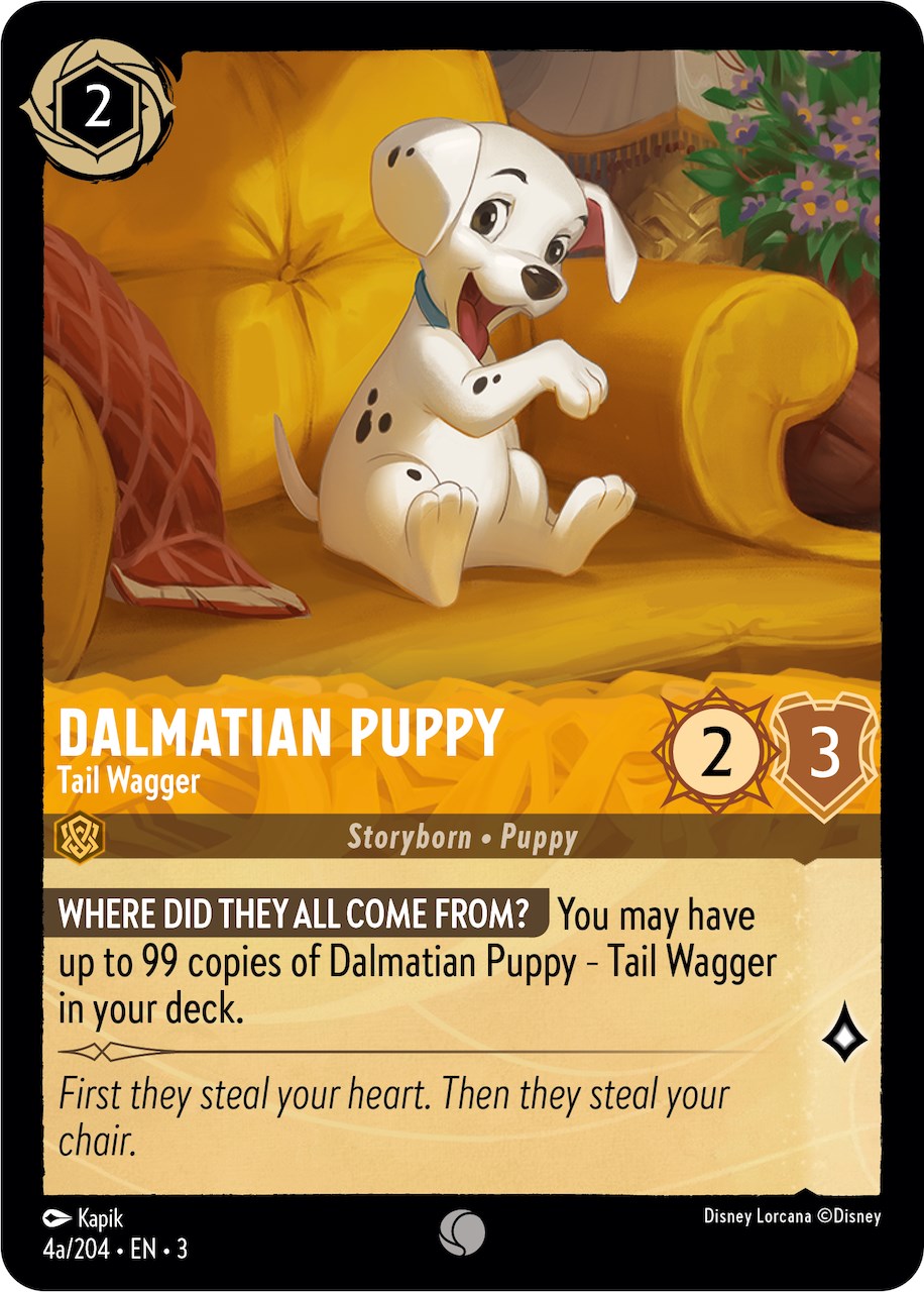 Image of Dalmatian Puppy - Tail Wagger (4a) (4a/204) [Into the Inklands]