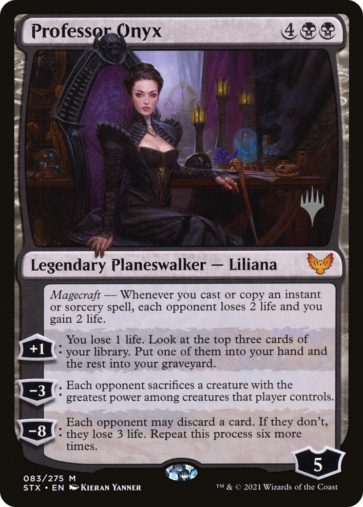 Image of Professor Onyx (Promo Pack) [Strixhaven: School of Mages Promos]
