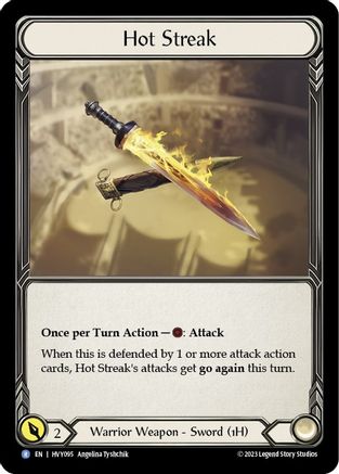 Image of Hot Streak [HVY095] (Heavy Hitters)  Cold Foil
