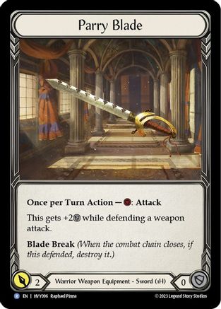 Image of Parry Blade [HVY096] (Heavy Hitters)  Cold Foil