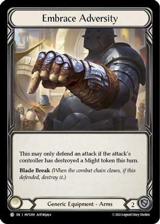 Image of Embrace Adversity [HVY200] (Heavy Hitters)