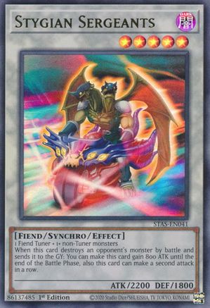 Image of Stygian Sergeants [STAS-EN041] Ultra Rare