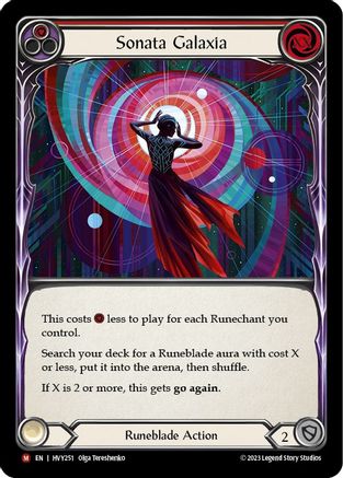 Image of Sonata Galaxia [HVY251] (Heavy Hitters)  Rainbow Foil