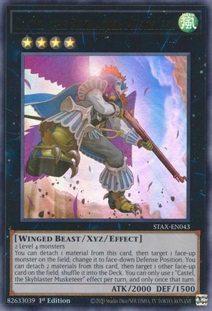 Image of Castel, the Skyblaster Musketeer [STAX-EN043] Ultra Rare