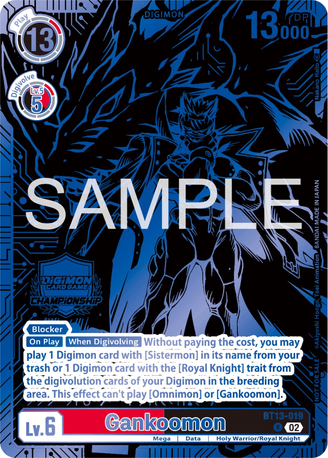 Image of Jesmon (X Antibody) [BT10-016] (2023 Championship Finals 1st Place) [Versus Royal Knights Promos]