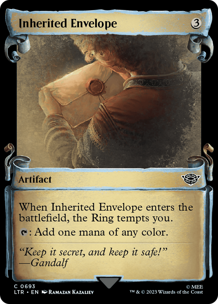 Image of Inherited Envelope [The Lord of the Rings: Tales of Middle-Earth Showcase Scrolls]