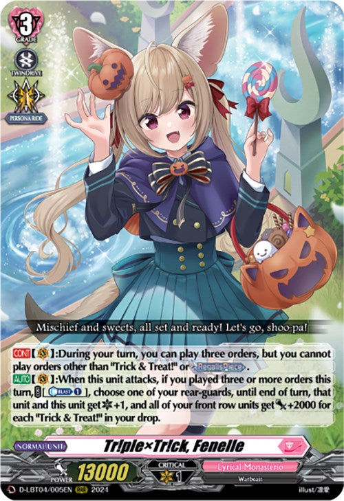 Image of Tr!plexTr!ck, Fenelle (D-LBT04/005EN) [Lyrical Monasterio: Trick or Trick!]