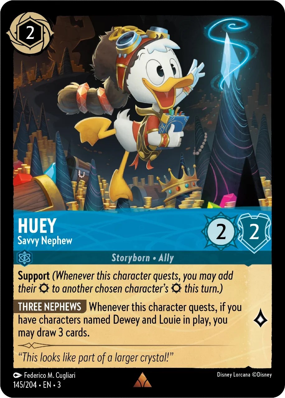 Image of Huey - Savvy Nephew (145/204) [Into the Inklands]