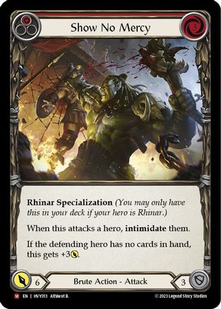 Image of Show No Mercy [HVY013] (Heavy Hitters)  Rainbow Foil