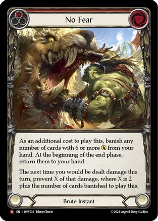 Image of No Fear [HVY016] (Heavy Hitters)  Rainbow Foil