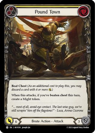 Image of Pound Town (Yellow) [HVY036] (Heavy Hitters)