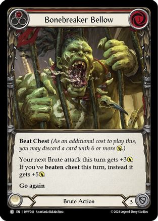 Image of Bonebreaker Bellow (Red) [HVY041] (Heavy Hitters)