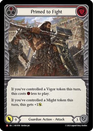 Image of Primed to Fight [HVY058] (Heavy Hitters)  Rainbow Foil