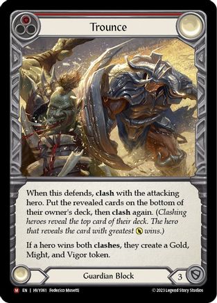 Image of Trounce [HVY061] (Heavy Hitters)  Rainbow Foil