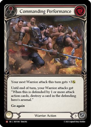 Image of Commanding Performance [HVY104] (Heavy Hitters)