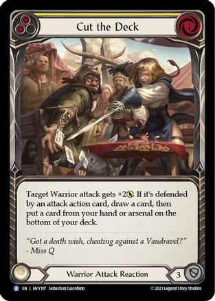 Image of Cut the Deck (Yellow) [HVY107] (Heavy Hitters)
