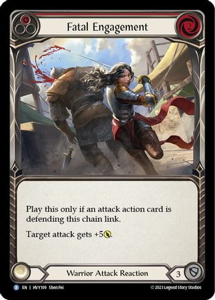 Image of Fatal Engagement (Red) [HVY109] (Heavy Hitters)  Rainbow Foil