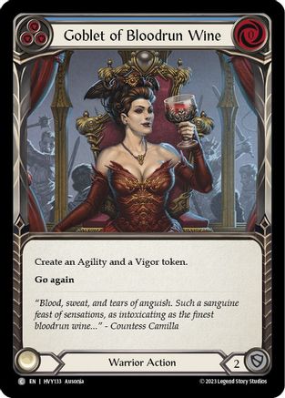 Image of Goblet of Bloodrun Wine [HVY133] (Heavy Hitters)  Rainbow Foil