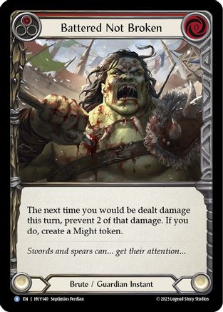Image of Battered Not Broken [HVY140] (Heavy Hitters)