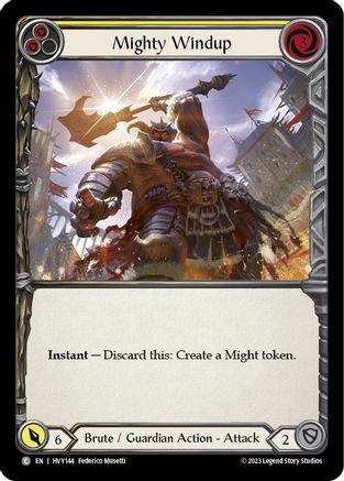 Image of Mighty Windup (Yellow) [HVY144] (Heavy Hitters)
