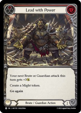 Image of Lead with Power (Red) [HVY152] (Heavy Hitters)