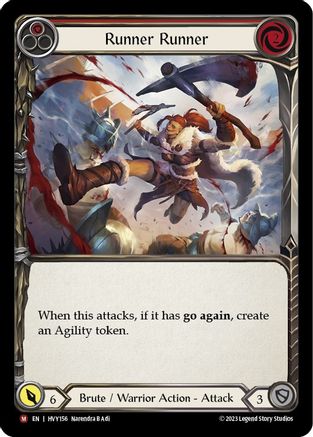 Image of Runner Runner [HVY156] (Heavy Hitters)  Rainbow Foil