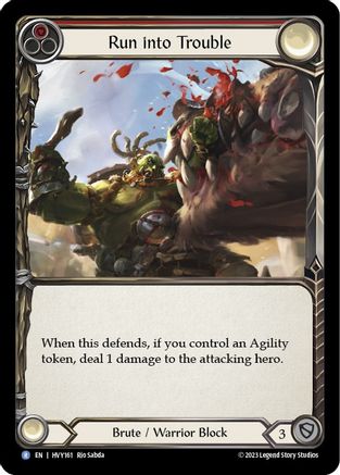 Image of Run into Trouble [HVY161] (Heavy Hitters)