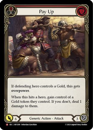 Image of Pay Up [HVY208] (Heavy Hitters)  Rainbow Foil