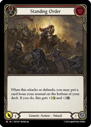 Image of Standing Order [HVY210] (Heavy Hitters)