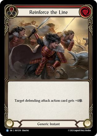 Image of Reinforce the Line (Red) [HVY219] (Heavy Hitters)