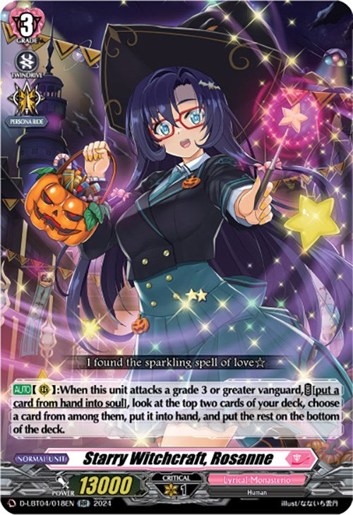 Image of Starry Witchcraft, Rosanne (D-LBT04/018EN) [Lyrical Monasterio: Trick or Trick!]